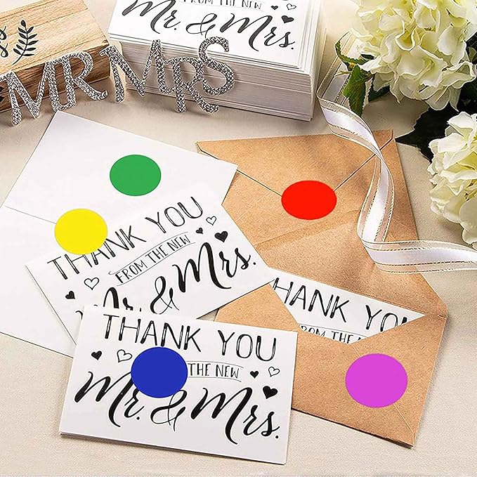 1500 Yellow, Green, Red 2 Inch Round Color Code Dot Stickers for Inventory Organization & File Classification - Blank Labels to Write On