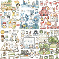 120 Pieces Dream Job Themed European Style PET Stickers for Scrapbooking, Card Making, Journaling, DIY Crafts, and Junk Journal Supplies (6 Pack)