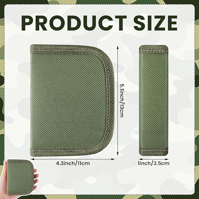 Suncalla Military Survival Sewing Kit Tactical with Buttons Durable Nylon Portable Small Army Sewing Kit for Men Women Complete Thread Needle Repair Tools for Travel Field Emergency