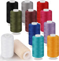 12 Colors Sewing Thread, 700 Yards Thread for Sewing, Hilos para Coser, Polyester All Purpose Thread for Beginners, Hand Stitching, Quilting, Travel, Sewing & Embroidery