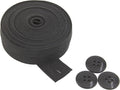 Flat Sewing Band Spool with Buttonholes, Elastic Stretchable, Ideal for DIY Waistbands and Necklines (Black, 3/4 inch × 3 Yards)