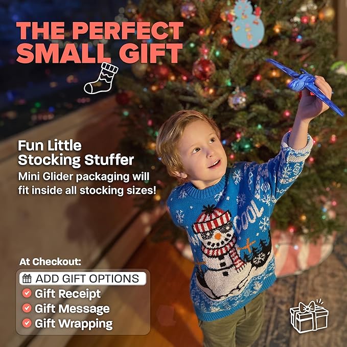 Foam Airplanes for Kids: Airplane Toy Glider Plane Styrofoam Airplanes - Best Stocking Stuffers for Boys for All Ages 4 5 6 7 8 + Year Old - Outside Toys Air Planes Outdoor Army Toys for Kids Presents