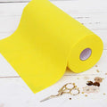 Threadart Premium Felt Roll - 12" x 10yd - Yellow | Soft Wool-Like Feel | 1.2mm Thick Fabric for DIY Crafts, Sewing, Crafting Projects | Compatible with Cricut Maker