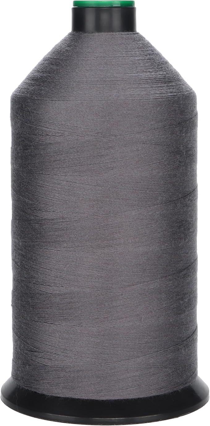 Extra Strong Polyester Corespun Thread Tkt30 Tex80 J20, 5700yds, Suitable Denim Thread for Jeans and Workwear (Dark Gray)