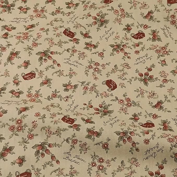 Charm Packs for Quilting 5 inch, Vintage Floral Print Cotton Quilting Fabric Squares 5x5, 42 5 inch Charm Squares, Precuts 5x5 Quilt Fabric for Quilting, Patchwork, Crafts, and Home Decor