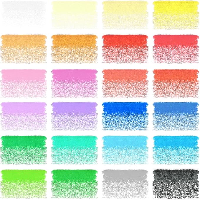ARTEZA Scented Colored Pencils for Kids, 24 Triangle Pre-Sharpened Non-Toxic Smelly Pencils, for School Drawing, Arts & Crafts