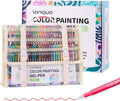 168 PCS Gel Pens for Adult Coloring Books, 162 Colors Gel Colored Pens Set with Travel Case, Perfect Gel Pens for Adult Drawing Doodling Journaling, Art Supplies and DIY Crafts