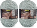 2 Skeins Fluffy Chenille Yarn for Crocheting - Baby Blanket Yarn for Knitting - Velvet Yarn for Amigurumi Crochet, Ultra Soft Yarns Total Weight 400g/14oz, Total Length 480m/524yard