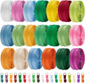 WILLBOND 100 Yards 20 Pcs Sewing Zippers Bulk #5 Nylon Coil Zippers 20 Color Assorted Zipper for Sewing with 200 Zipper Sliders for DIY Tailor Bags Purses Crafts Supplies(Soft Color)
