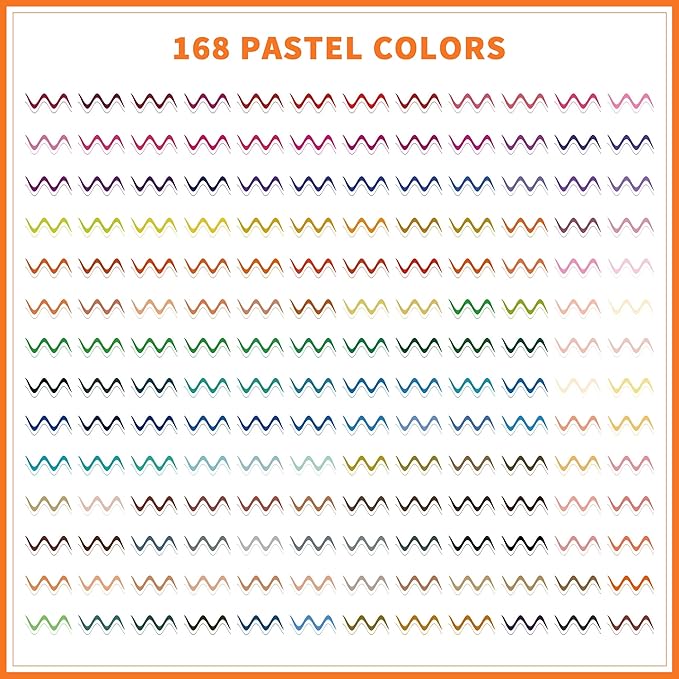 Dual Markers Brush Pens, 168 Colors Art Marker Set with Brush and Fine Tips – Premium Art Supplies for Adults, Perfect for Coloring Books, Hand Lettering, Calligraphy, and Drawing