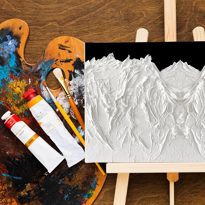 Falling in Art Modeling Paste for Acrylic Painting, 16.9 Oz Lightweight Acrylic Textured Paste for Textured Art