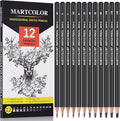 Drawing Sketching Pencils Set, 12 Pack Graphite Pencils(14B - 2H), Ideal for Drawing Art, Sketching, Shading, Artist Pencils for Beginners & Pro Artists