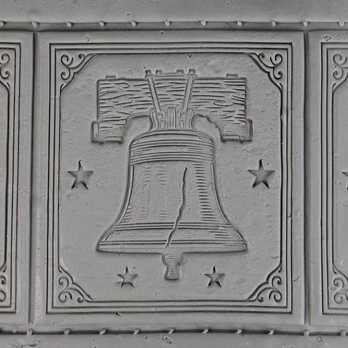 Liberty Bell Clay Texture Roller (4") - America Set #01 - Embossing Pattern Roller for Polymer & Ceramic Clay, Pottery & Crafts