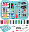 Coquimbo Sewing Kit for Adults, Traveler, Beginner, Emergency, Portable Sewing Supplies Accessories Contains Thread, Needle, Scissors, Measure Tape, Thimble, Christmas Gifts for Mom Grandma Girls Boys