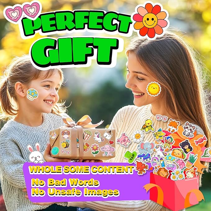 Arme Stickers for Kids，300PCS Cute Vinyl Stickers for Water Bottles for Kids Classroom Decor，Easy Peel Kawaii Bulk Sticker for Skateboards and Notebooks, Laptop Sticker for Teens Girls Kid Adults