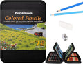 72 Colored Pencils for Adult Coloring Books, Perfect for Coloring, Oil-Based Cores Pencils Set with Zipper Case, Eraser and Sharpener Coloring Pencils for Adults, Beginners,Artists