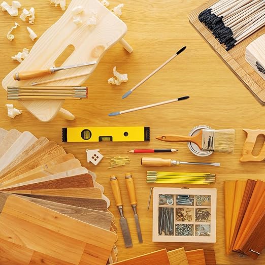 100 Pcs Sanding Sticks, Double End Matchsticks Sanding Twigs, Fine Detailing Sanding Tools for Tight Spaces Plastic Models Wood, 120/280 Grit 5.4 x 0.2 Inch