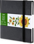 Marker Pads Art Sketchbook, Ohuhu 120LB/200GSM Heavy Smooth Drawing Papers, 30 Sheets/60 Pages, Hardcover Sketch Book, Specially Designed for Alcohol Markers (6.9" x 6.5")