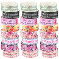 Janlaugh 24 Rolls Christian Washi Tape Gifts Bulk Religious Inspirational Scripture Supplies Bible Verse Washi Tape for Bible Journaling Study Crafting New Year DIY Gifts