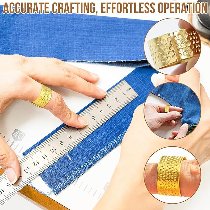 38Pcs Big Eye Steel Sewing Needles Kit, Include 25 Steel Needles, 1 Seam Sewing Thread Ripper, 2 Needle Threaders, 6 Threads, 2 Thimbles, 1 Storage Tube, 1 Storage Bag for Mending, Gift for Lovers