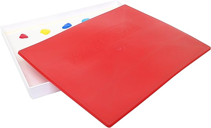 Masterson Sta-Wet Premier Palette Bundled Set, 12in x 16in Airtight Wet Painting Palette, with 30 Acrylic Paper Refill Sheets and 1 Sponge Refill Pack, Keeps Wet Paint Fresh for Days, Made in USA