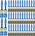 1.5 Inch Paint Brush Set, 40 Pack, 1-1/2 Inch (38mm) Flat Paint Brushes for Walls, Furniture, Crafts, Professional DIY Painting & Touch-Ups