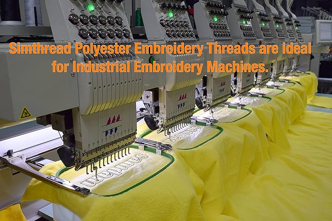 Simthread - 33 Selections - Various Assorted Color Packs of Polyester Embroidery Machine Thread Huge Spool 5500Y for All Sewing Embroidery Machines - 3 Different Gray Colors