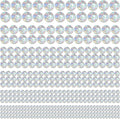 1982 Pieces Crystal AB Hair Rhinestones Stickers, Self Adhesive Face Rhinestones Stick on Bling Gems Jewels Stickers for Hair Face Body Makeup Clothes Shoes Bags DIY Craft, 6 Sizes