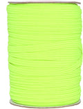 Mandala Crafts 6mm 50 Yds Roll of Lime Green Elastic Bands for Sewing - 1/4 Flat Elastics Cord - 1 4 Inch Braided Stretch Straps for Crafting