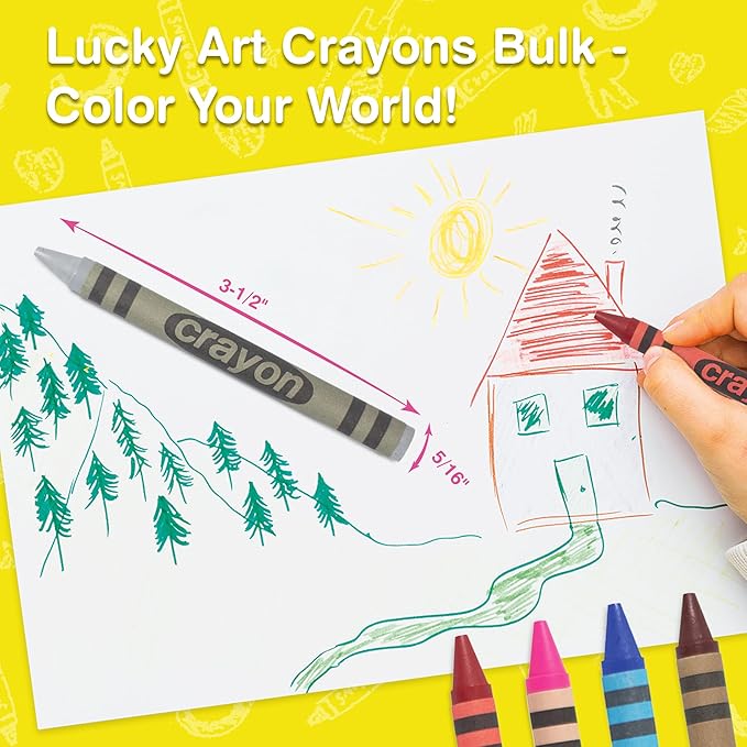 80 Count Single Color Crayons Bulk Pack - GREY single color crayon refill - Regular size crayons (5/16" x 3-1/2")