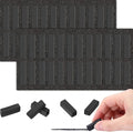 48 Pcs Soft Chalk Pastels Set Soft Pastel for Artists Square Sketch Chalk Non-toxic Artist Pastel Sticks for Professional Artists Students and Art Lovers(Black Color,30×8×8mm)
