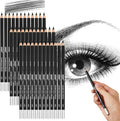 Geyoga 36 Pcs Professional Charcoal Pencils Soft, Medium and Hard for Drawing Charcoal Pencils for Sketching Shading Drawing Blending Portrait(Black, Medium)