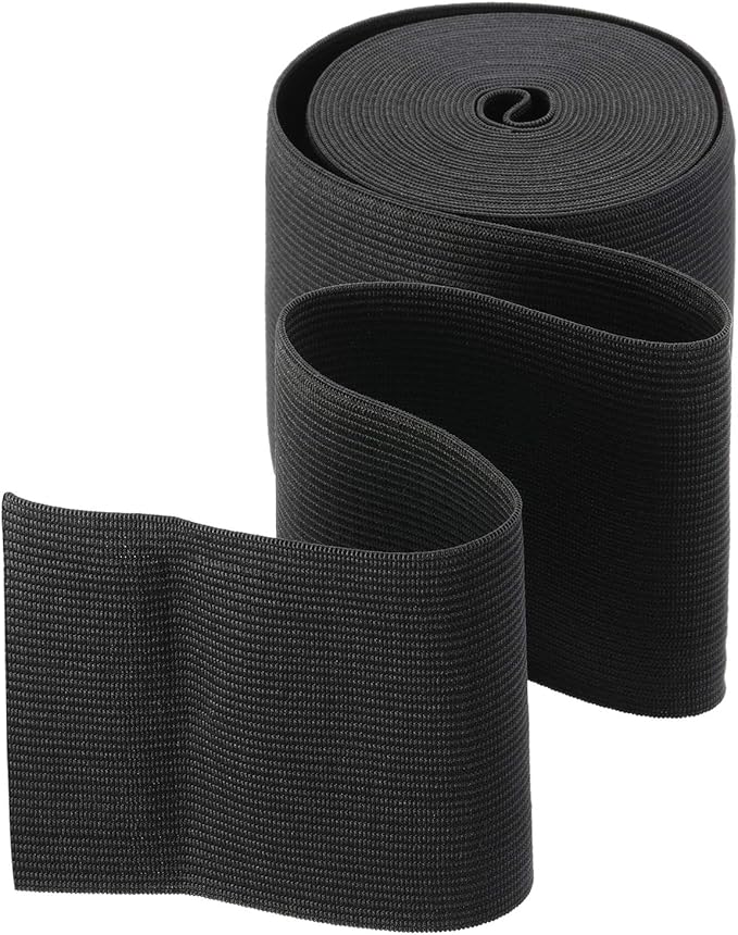 EBOOT 1 Pcs Elastic Spool (3 Inch X 5 Yard,Black)