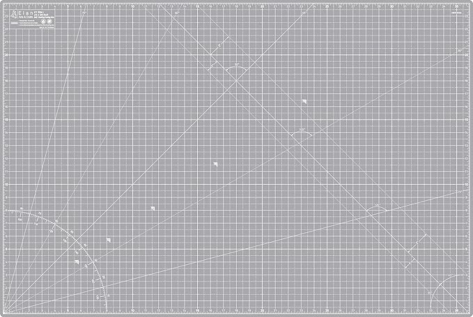 Elan Cutting Mat A1 Gray, Large Self Healing Cutting Mat 24 x 36 Inch, 5-Ply Craft Board Gray, Hobby Board for Crafts 24x36 Inch