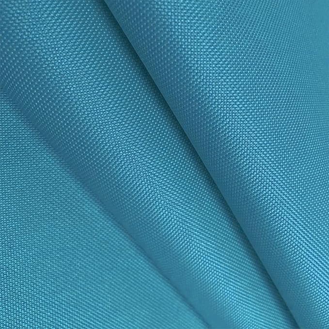 Waterproof Canvas Fabric by The Yard 600D Upholstery Cordura Fabric 58" Wide for Chairs Indoor Outdoor Water Resistant Canvas Polyester Material Sewing DIY Cloth, 3 Yards Cyan Blue