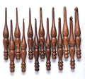 THE KNOX CRAFT - Wooden Crochet Hooks, Set of 13 (3.5mm to 12mm),Crochet Hook for Crocheting Yarn, Ergonomic Yarn Hook for Arthritic Hands, Knitting Gift for Her