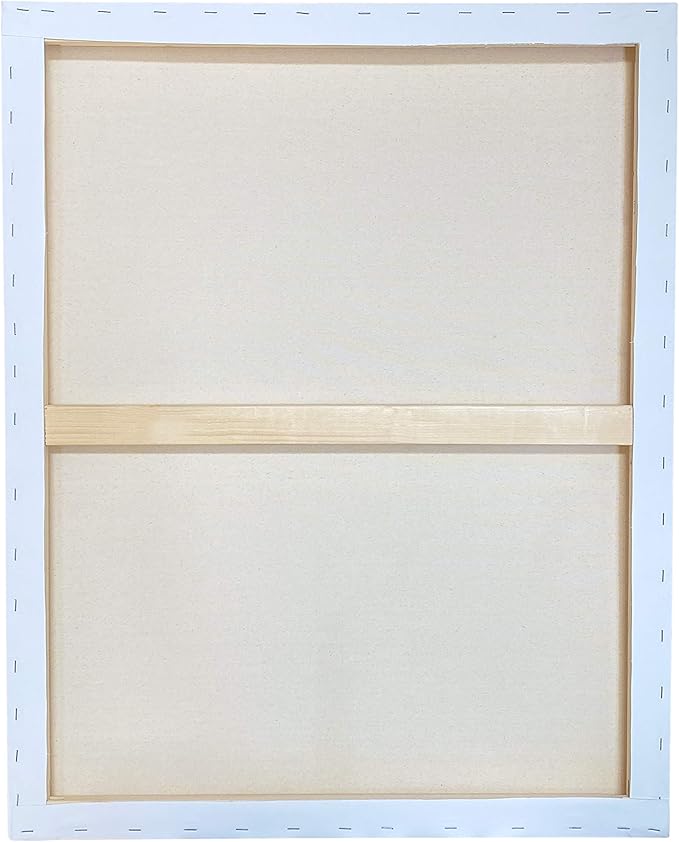 milo Stretched Artist Canvas | 24 x 36 inches | 2 Pack | 1.5” inch Thick Gallery Profile | 11 oz Primed Large Canvases for Painting, Ready to Paint Art Supplies for Acrylic, Oil …