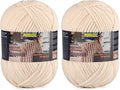 2 Skeins Fluffy Chenille Yarn for Crocheting - Baby Blanket Yarn for Knitting - Velvet Yarn for Amigurumi Crochet, Ultra Soft Yarns Total Weight 400g/14oz, Total Length 480m/524yard