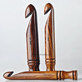 Jumbo Wooden Crochet Hook Set – Large Size Bamboo Crochet Hooks for Chunky Yarn, Ergonomic Smooth Crochet Tools for Beginners & Experts