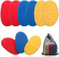 Clay Sponges for Clay, Boyistar Ceramics Pottery Clay Sponge for Shaping and Clean Sponge with 3-Density Clay Sponge Artists Sponge for Pottery Modeling Sculpting with Mesh Bag (9)