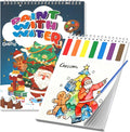 PIRIE Christmas Paint with Water Coloring Books for Toddlers | Travel-Friendly Mess-Free | Christmas Crafts for Kids | Large Size Art Gift for Kids Ages 3+