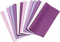 PATIKIL Cotton Fabric Bundles, 14 Pcs 8 x 8 Inch Fat Quarter Solid Color Precut Fabric Squares for Sewing Patchwork Quilting DIY Crafts, Purple