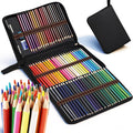Premium Watercolor Pencils Set - Vibrant, Water-Soluble Colored Pencils for Adults & Professionals Drawing Coloring Sketching, Blendable Wet or Dry (72 pcs)
