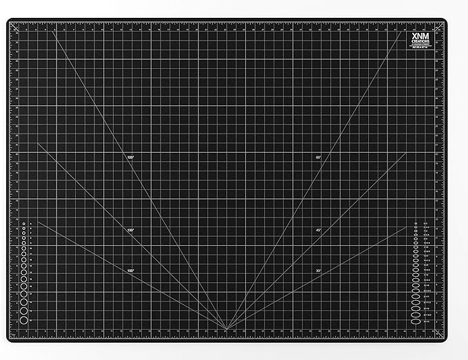 Premium Self Healing Cutting Mat - 36 Inches by 48 inches - A0-3 Layer Quality PVC Construction - Dual Sided, Imperial and Metric Grid Lines - Perfect for Cutting, Sewing, and Crafts