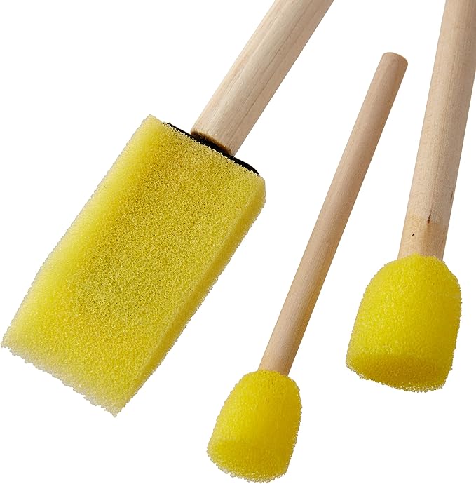 45 Piece Bulk Paint Brush and Tools Mega Assortment - Perfect Classroom Pack for School, Church, or Family Events