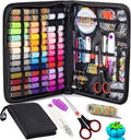 ZYNYXY 202 PCS Sewing kit, 43 Sewing Thread Spools with Needles, Scissors, Sew Accessories, DIY Sewing Supplies Gift for Beginner and Professional for Worker