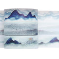 YUBBAEX Cute Printed Washi Tape 3 Rolls Japanese-Style Masking Tape Set Decorative for Arts, DIY Crafts, Journal Supplies, Planners, Scrapbook, Card/Gift Wrapping (Mountain Landscape)