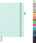 &And Per Se Lined Journal Notebook for Women&Men with Pattern, 160 Pages 100GSM Thick Paper, A5 Hardcover Journals for Writing(1 Pack, Light Blue)