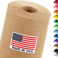18" x 1200" (100 ft) Brown Construction Paper Roll, (Pack of 1 Roll, Brown Color) – Made in USA Construction Kraft Paper Roll for School Projects – Color Paper for Crafts, Art Paper for Kids