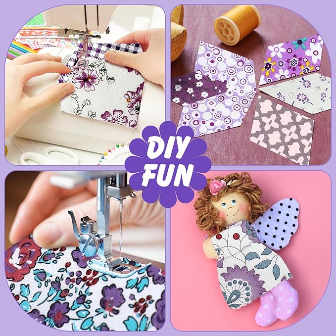 Ganeen 800 Pcs 4 x 4 Inch Cotton Fabric Squares Pre Cut Quilting Squares Printed Floral Patchwork Fabric Bundles for DIY Craft Sewing Clothing Accessory(Exquisite)